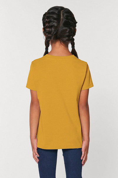 Yellow Kids Chocolate Love Graphic T-Shirt, 100% organic cotton, for girls & for boys