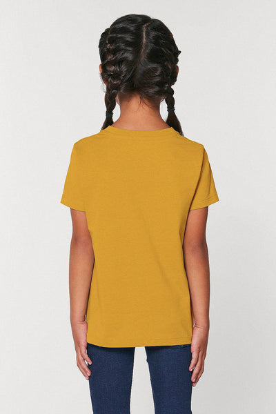 Yellow Kids Chocolate Love Graphic T-Shirt, 100% organic cotton, for girls & for boys