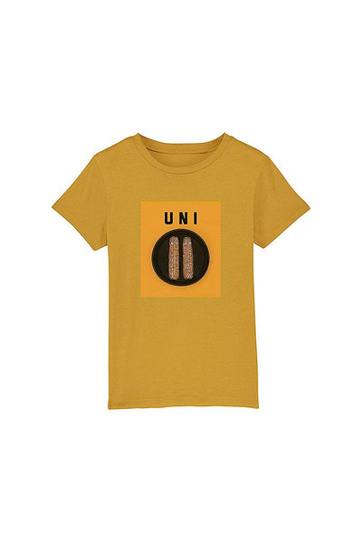 Yellow Boys Unicorn Graphic T-Shirt, 100% organic cotton