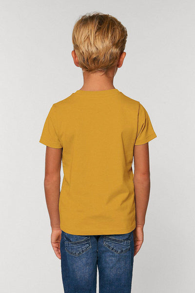 Yellow Boys Unicorn Graphic T-Shirt, 100% organic cotton