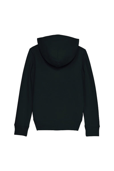 Black Boys Unicorn Zip Up Hoodie, Medium-weight, from organic cotton blend