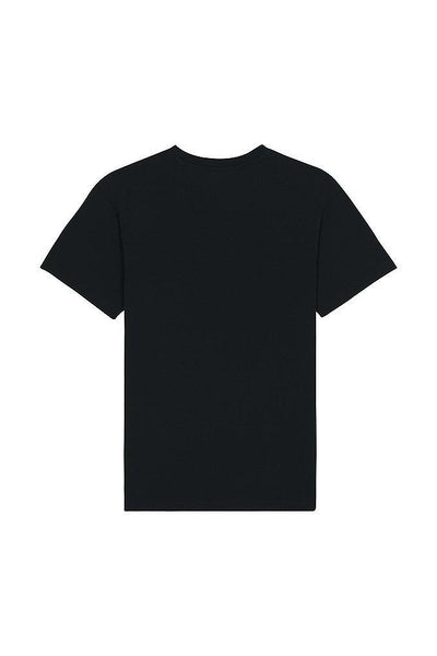 Black BHappy Logo Basic T-Shirt, 100% organic cotton, Unisex, for Women & for Men
