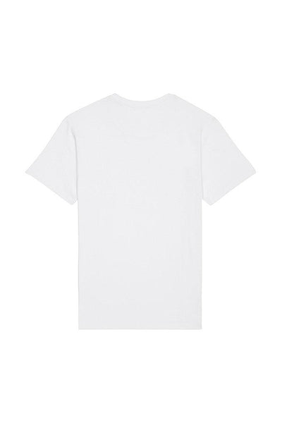 White BHappy Logo Basic T-Shirt, 100% organic cotton, Unisex, for Women & for Men