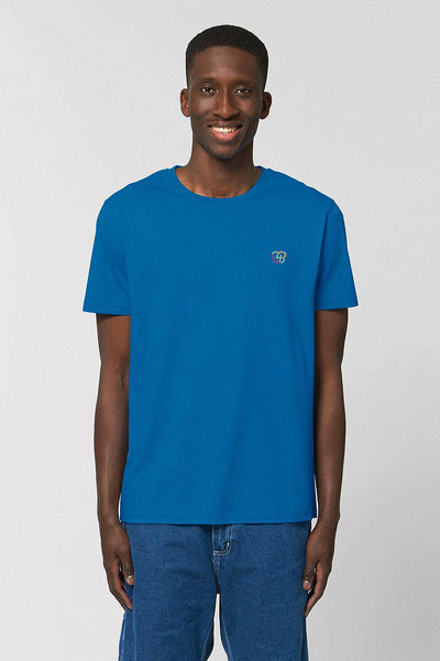 Royal Blue BHappy Logo Basic T-Shirt, 100% organic cotton, Unisex, for Women & for Men