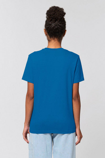 Royal Blue BHappy Logo Basic T-Shirt, 100% organic cotton, Unisex, for Women & for Men