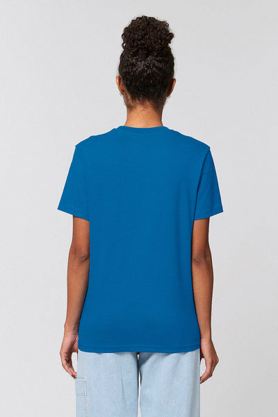 Royal Blue BHappy Logo Basic T-Shirt, 100% organic cotton, Unisex, for Women & for Men