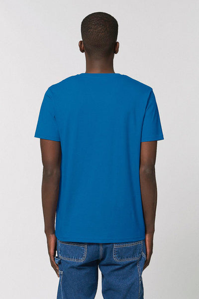 Royal Blue BHappy Logo Basic T-Shirt, 100% organic cotton, Unisex, for Women & for Men
