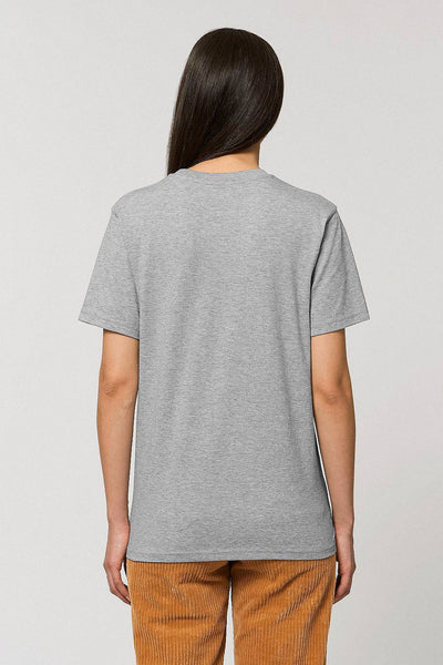 Grey BHappy Logo Basic T-Shirt, 100% organic cotton, Unisex, for Women & for Men