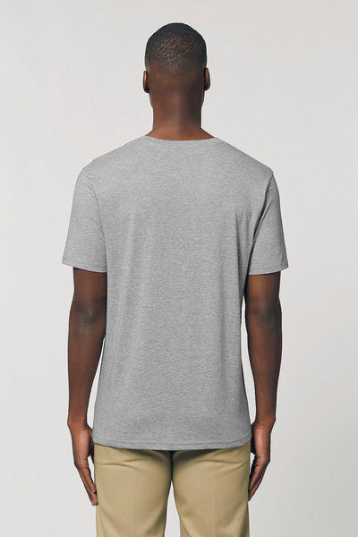 Grey BHappy Logo Basic T-Shirt, 100% organic cotton, Unisex, for Women & for Men