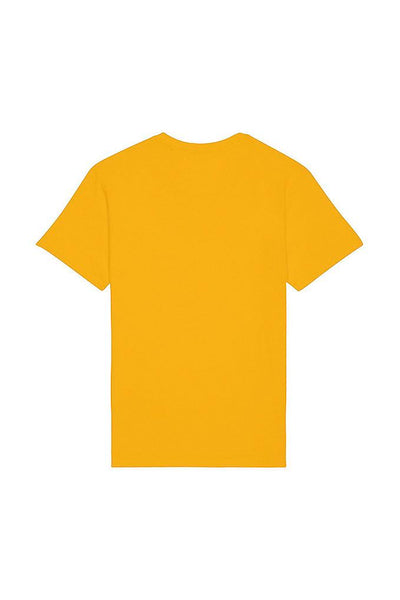 Yellow BHappy Logo Basic T-Shirt, 100% organic cotton, Unisex, for Women & for Men