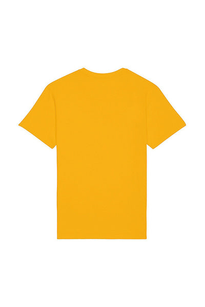 Yellow BHappy Logo Basic T-Shirt, 100% organic cotton, Unisex, for Women & for Men