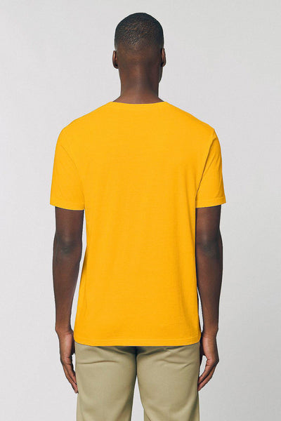 Yellow BHappy Logo Basic T-Shirt, 100% organic cotton, Unisex, for Women & for Men