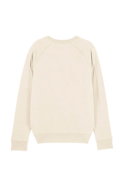 Beige Men Chocolate Love Graphic Sweatshirt, Medium-weight, from organic cotton blend