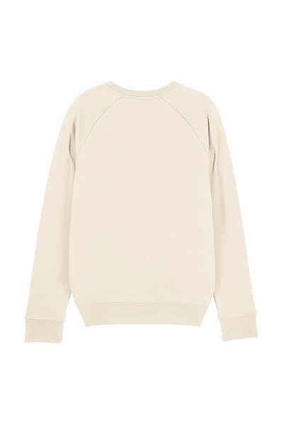 Beige Men Your World Graphic Sweatshirt, Medium-weight, from organic cotton blend