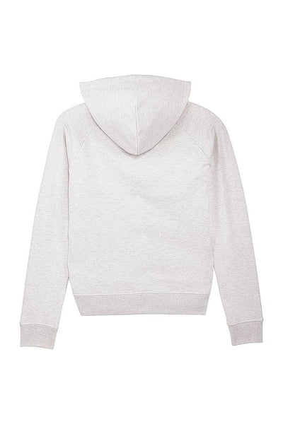 Grey Women Celebrate Graphic Hoodie, Medium-weight, from organic cotton blend