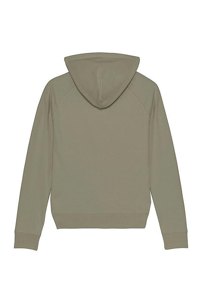Light Khaki Women Cool Pineapple Hoodie, Medium-weight, from organic cotton blend