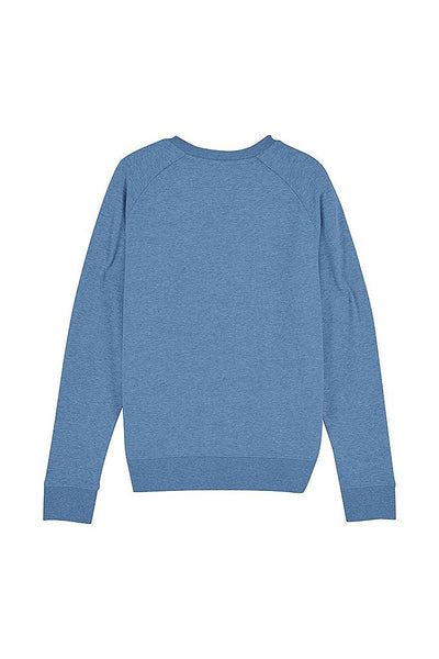 Blue Women Your World Graphic Sweatshirt, Medium-weight, from organic cotton blend