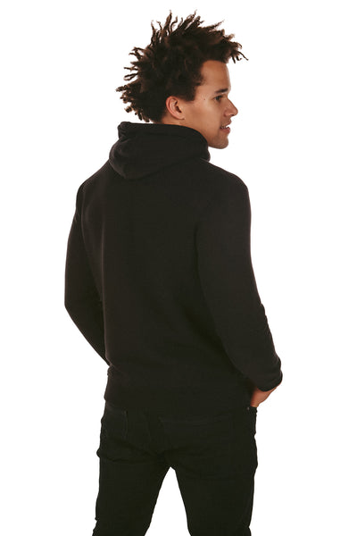 Black Unicorn Graphic Hoodie, Heavyweight, from organic cotton blend
