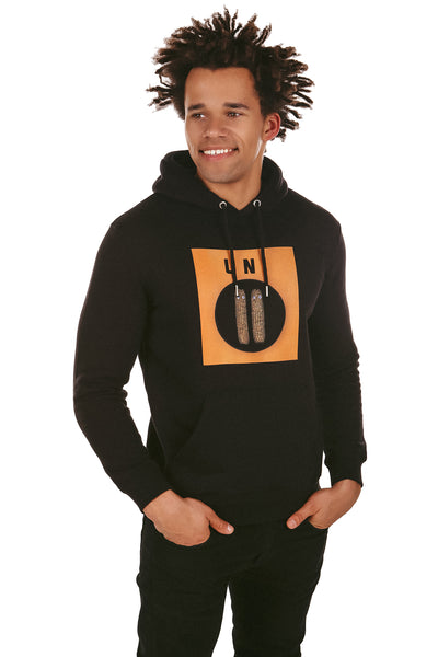Black Unicorn Graphic Hoodie, Heavyweight, from organic cotton blend