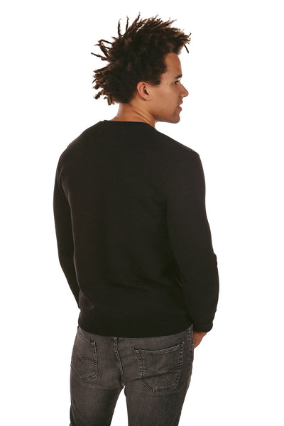 Black Unicorn Printed Sweatshirt, Heavyweight, from organic cotton blend