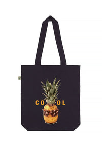 Organic Cotton Tote Bag with Cool Print