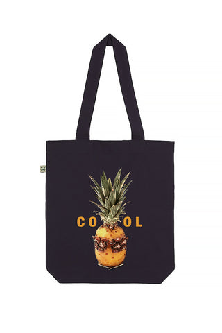 Organic Cotton Tote Bag with Cool Print