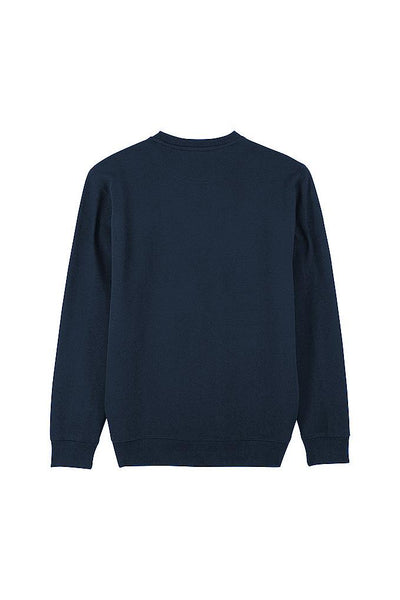 Navy Unicorn Printed Sweatshirt, Heavyweight, from organic cotton blend