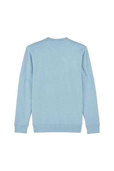 Light blue Cool Pineapple Printed Sweatshirt, Heavyweight, from organic cotton blend, Unisex, for Women & for Men 