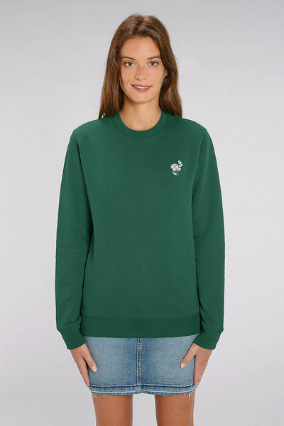 Green Organic Cotton Sweatshirt, Heavyweight, from organic cotton blend, Unisex, for Women & for Men 