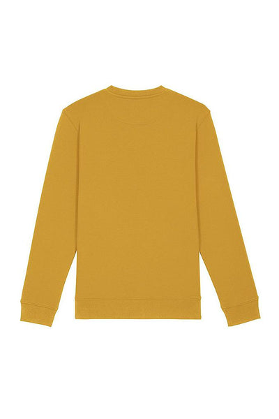 Yellow Unicorn Printed Sweatshirt, Heavyweight, from organic cotton blend