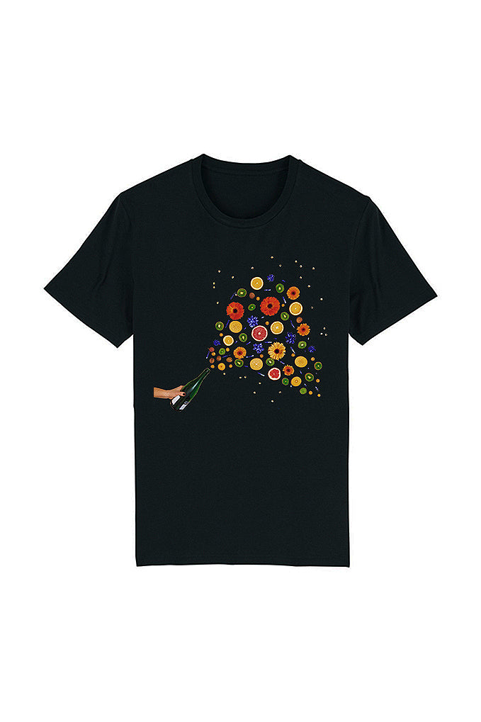 Black Celebrate Graphic T-Shirt, 100% organic cotton, Unisex, for Women & for Men 