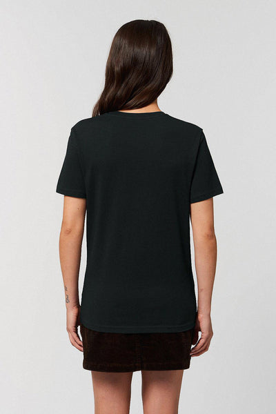 Black Organic Cotton Graphic T-Shirt, 100% organic cotton, Unisex, for Women & for Men 