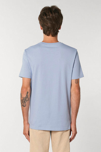 Light blue Cool Graphic T-Shirt, 100% organic cotton, Unisex, for Women & for Men 