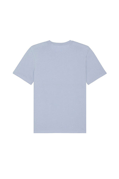 Light blue Cool Pineapple Crew Neck T-Shirt, 100% organic cotton, Unisex, for Women & for Men 