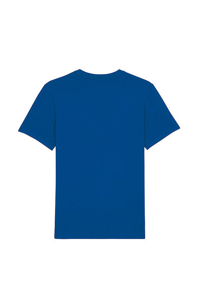 Blue Cool Pineapple Crew Neck T-Shirt, 100% organic cotton, Unisex, for Women & for Men 