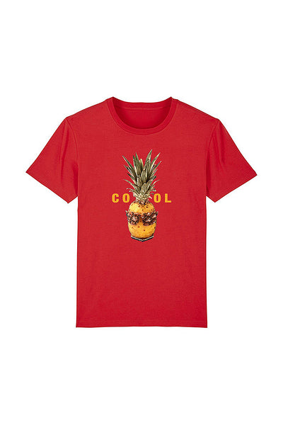 Red Cool Graphic T-Shirt, 100% organic cotton, Unisex, for Women & for Men 