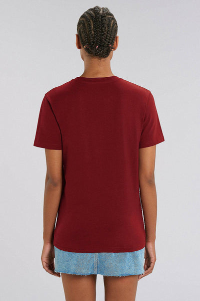 Burgundy Love More Graphic T-Shirt, 100% organic cotton