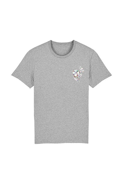 Grey Organic Cotton Graphic T-Shirt, 100% organic cotton, Unisex, for Women & for Men 