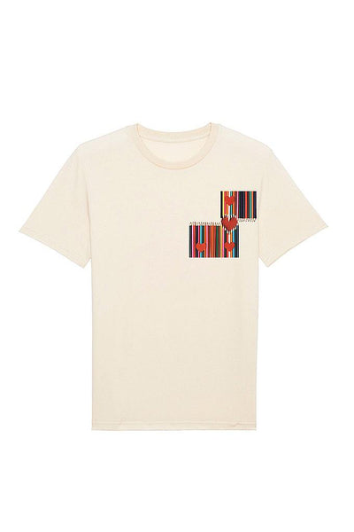 Beige Love More Graphic T-Shirt, 100% organic cotton