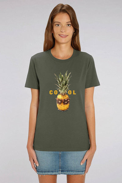 Khaki Cool Graphic T-Shirt, 100% organic cotton, Unisex, for Women & for Men 