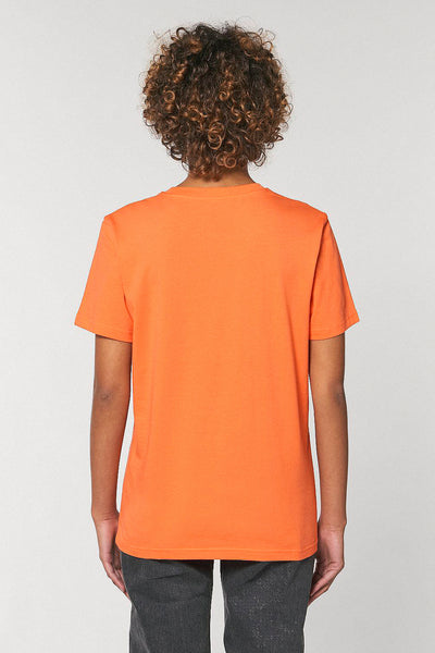 Orange Organic Cotton Graphic T-Shirt, 100% organic cotton, Unisex, for Women & for Men 