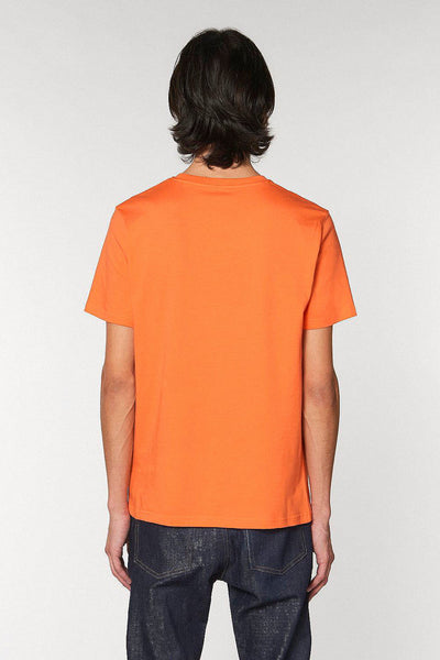Orange Orange Bicycle Crew Neck T-Shirt, 100% organic cotton, Unisex, for Women & for Men 