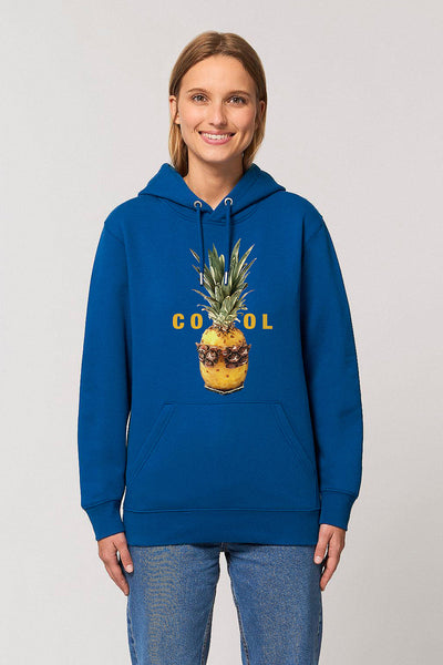Blue Cool Graphic Hoodie, Heavyweight, from organic cotton blend, Unisex, for Women & for Men 