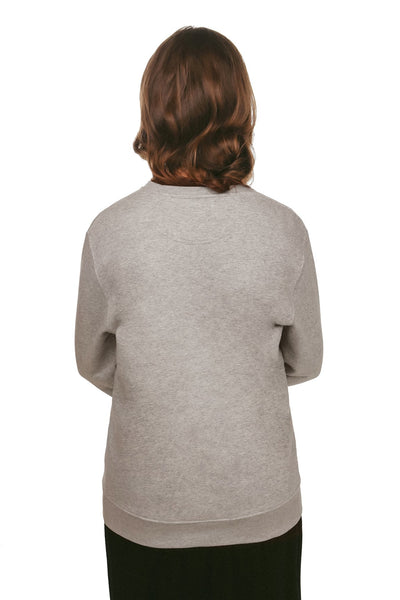 Grey Celebrate Graphic Sweatshirt, Heavyweight, from organic cotton blend, Unisex, for Women & for Men 