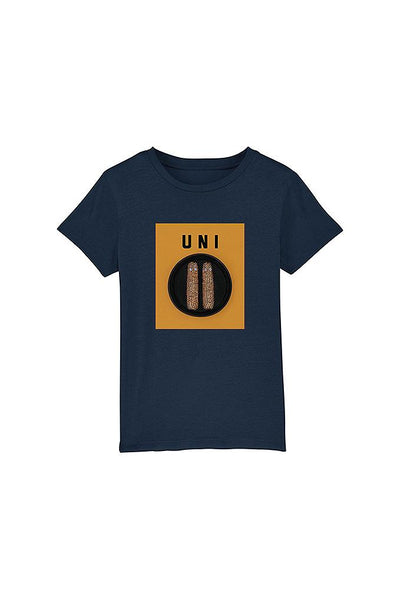Navy Boys Unicorn Graphic T-Shirt, 100% organic cotton
