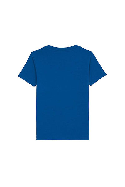Blue Kids Cool Graphic T-Shirt, 100% organic cotton, for girls & for boys 