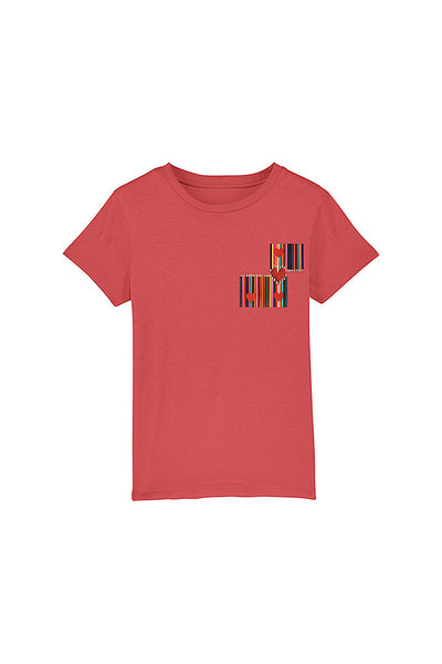 Red Kids Love More Graphic T-Shirt, 100% organic cotton, for girls & for boys 