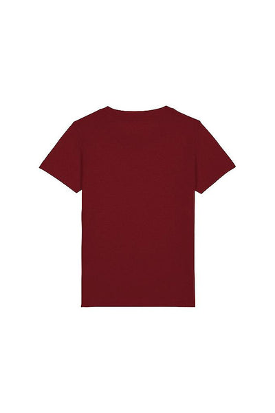 Burgundy Kids Love More Graphic T-Shirt, 100% organic cotton, for girls & for boys 