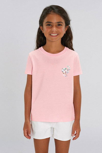 Cotton Pink Kids Organic Cotton Graphic T-Shirt, 100% organic cotton, for girls & for boys 