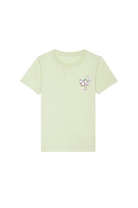 Light green Kids Organic Cotton Graphic T-Shirt, 100% organic cotton, for girls & for boys 